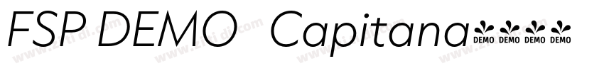 FSP DEMO   Capitana字体转换